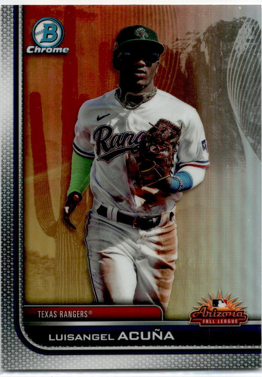 2023  Bowman Chrome #AFLS-2 Luisangel Acuna Texas Rangers
