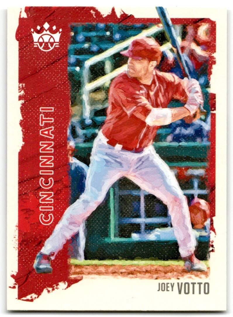 2021 Panini Diamond Kings Joey Votto Cincinnati Reds #90