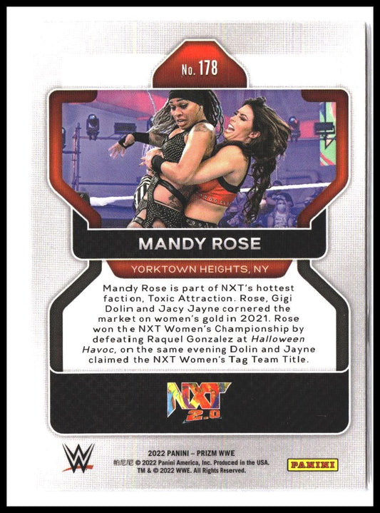 Mandy Rose #178 2022 Panini Prizm WWE
