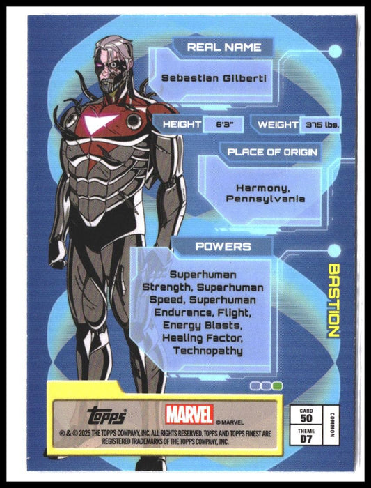 Bastion #50 2025 Topps Finest X-Men '97