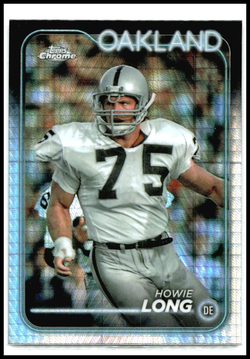 2024 Topps Chrome Prism Refractor #153 Howie Long Oakland Raiders