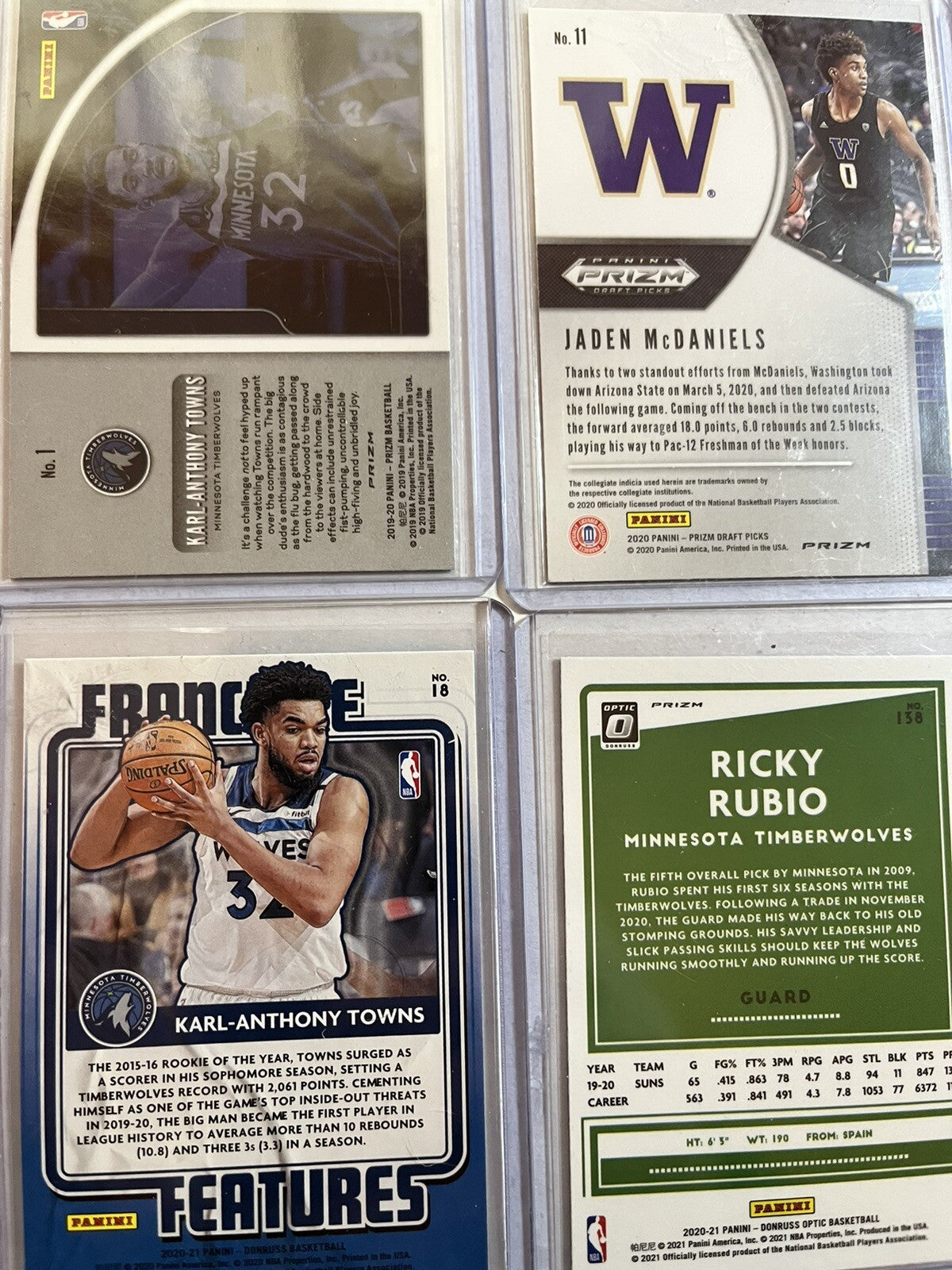 12 Assorted Minnesota Timberwolves! Check it Out!!