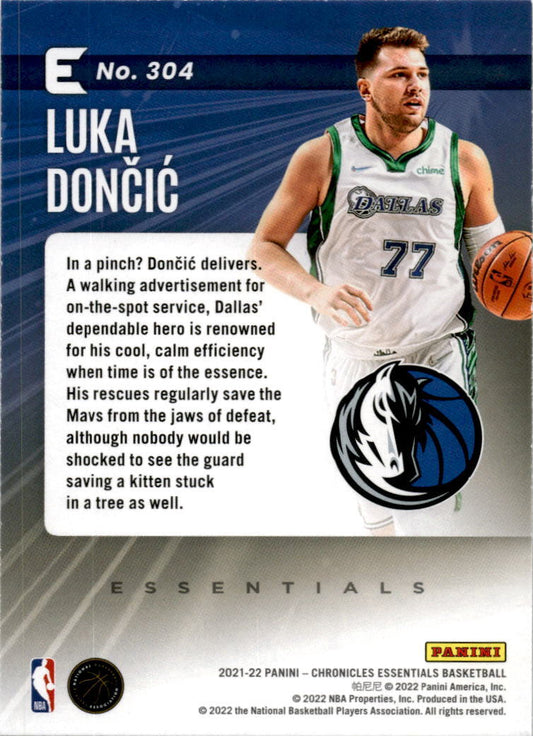 2021-22 Panini Chronicles #304 Luka Doncic Dallas Mavericks