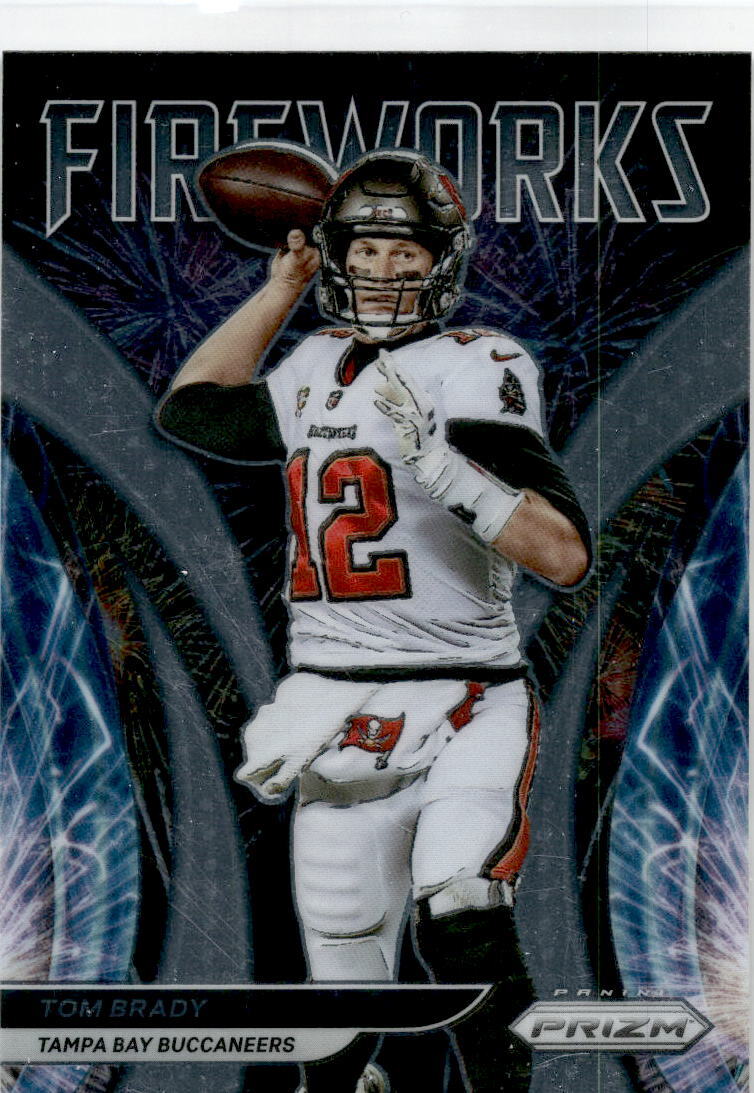 2021 Panini Prizm Fireworks #F-16 Tom Brady Tampa Bay Buccaneers
