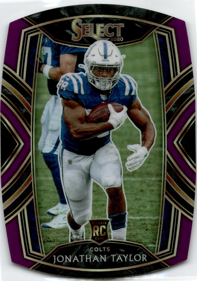 2020 Select Purple Prizm Die Cut #253 Jonathan Taylor RC Indianapolis Colts