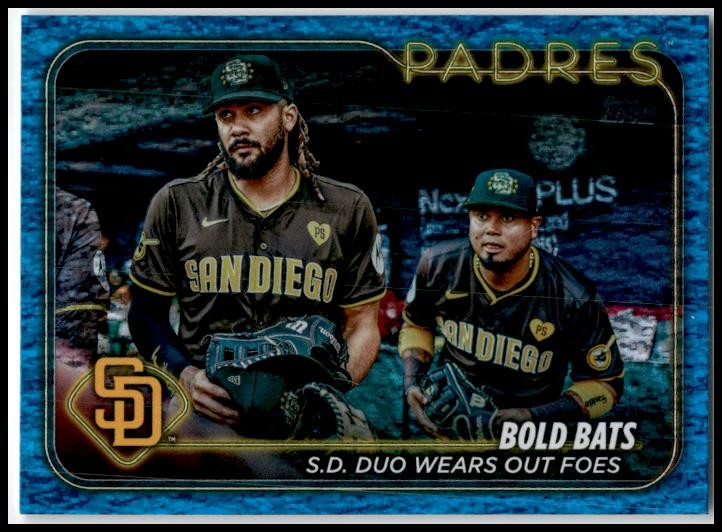 2024 Topps Update Blue Holofoil /999 #US88 Bold Bats Padres