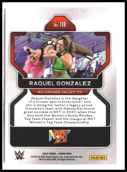 Raquel Gonzalez #118 2022 Panini Prizm WWE