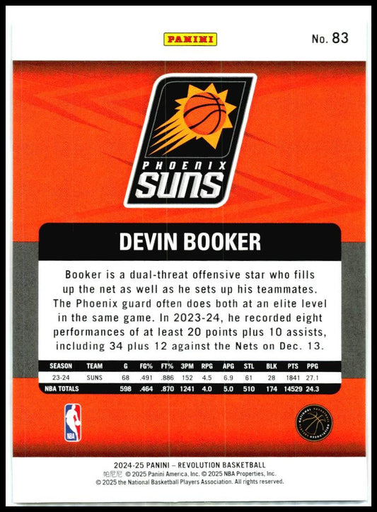 2024-25 Panini Revolution #83 Devin Booker Phoenix Suns