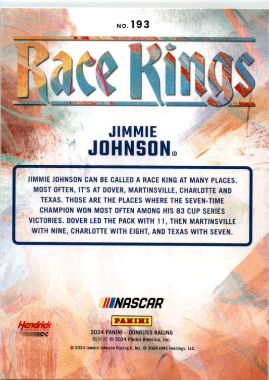 2024 Donruss Race Kings #193 Jimmie Johnson