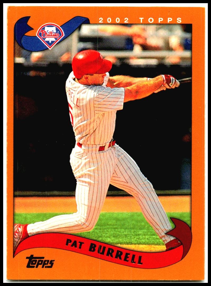 2002 Topps #545 Pat Burrell Philadelphia Phillies