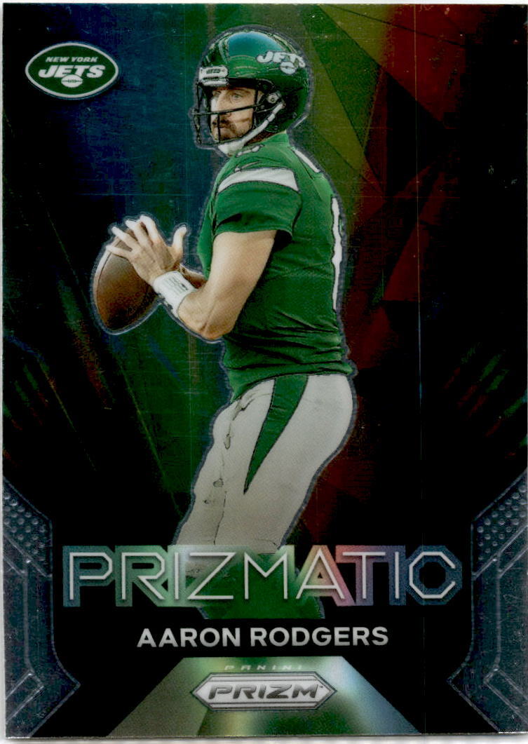 2023 Prizm Prizmatic #8 Aaron Rodgers New York Jets