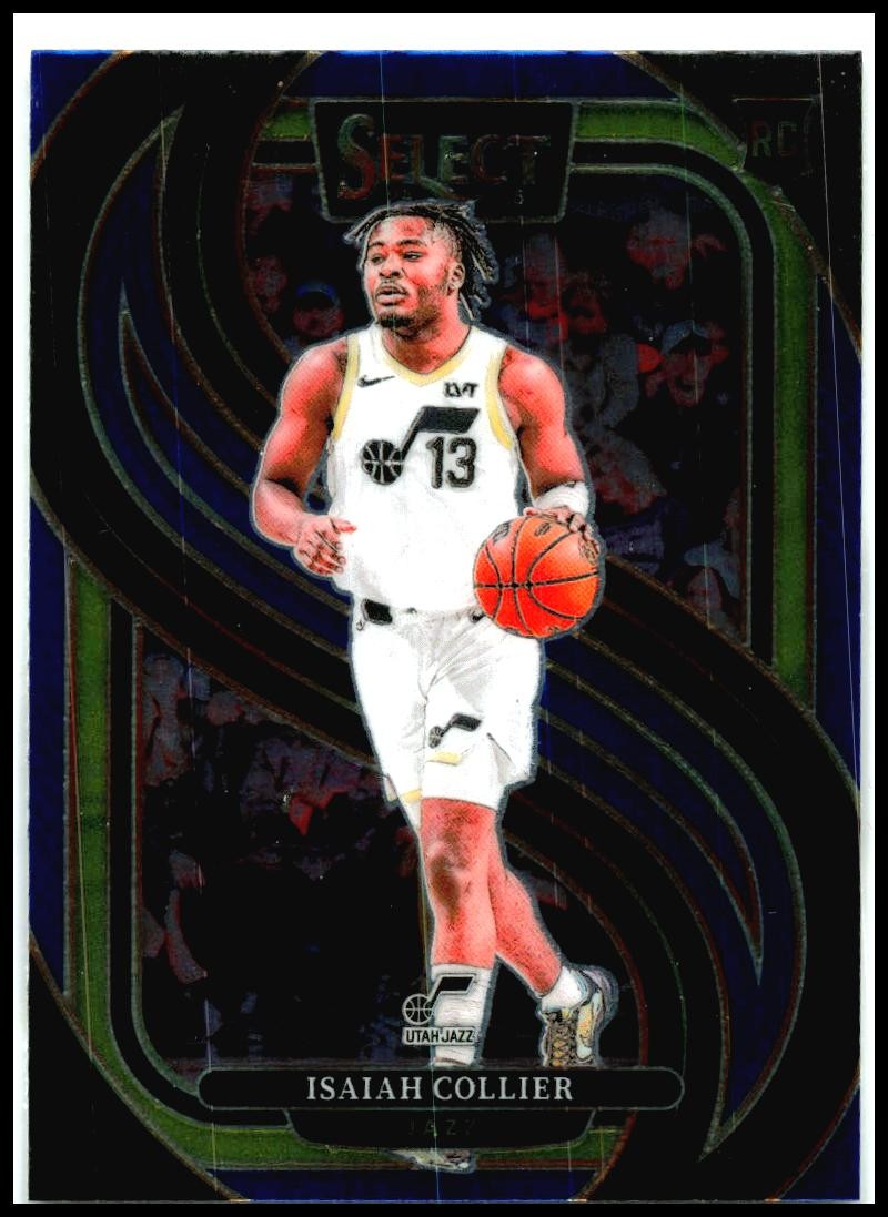 2024-25 Panini Select Blue #178 Isaiah Collier Rookie Utah Jazz