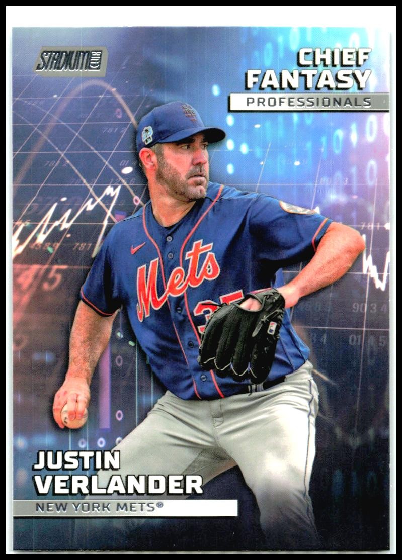 2023 Stadium Club Chief Fantasy Professionals #CFPRO-20 Justin Verlander Mets