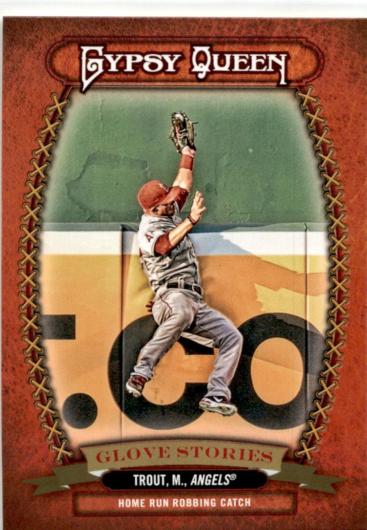 2013 Topps Gypsy Queen Glove Stories #GS-MT Mike Trout Los Angeles Angels