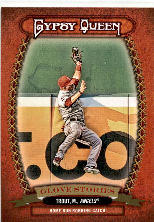 2013 Topps Gypsy Queen Glove Stories #GS-MT Mike Trout Los Angeles Angels
