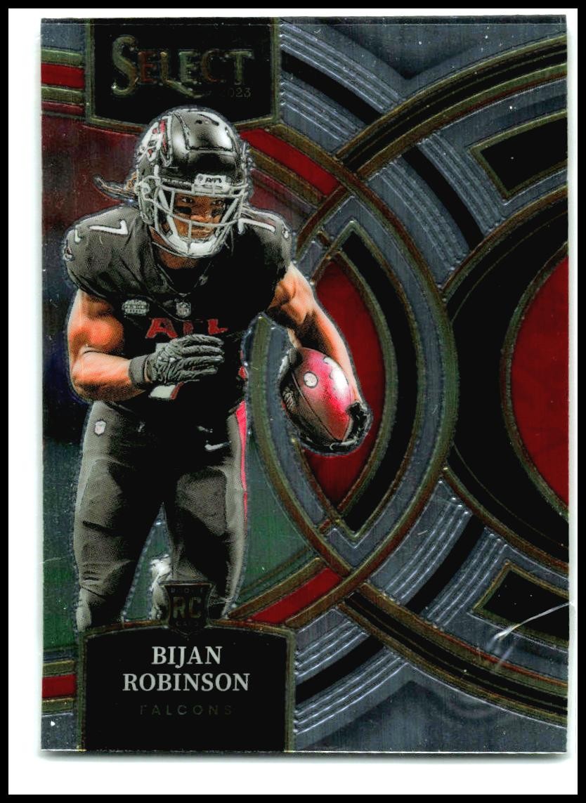 2023 Panini Select #180 Bijan Robinson Rookie Atlanta Falcons