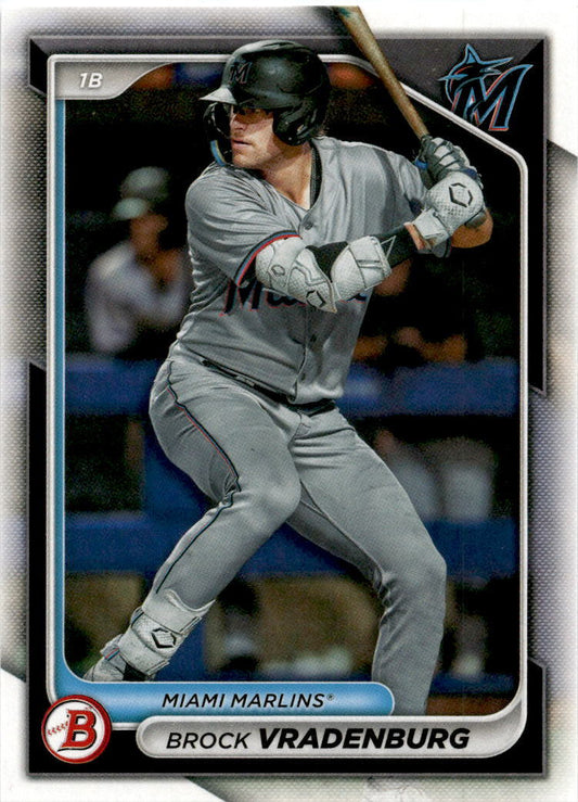 2024 Bowman #BP-62 Brock Vradenburg Miami Marlins