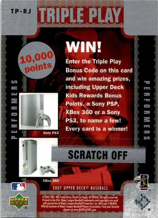 2007 Upper Deck #TP-RJ Randy Johnson Arizona Diamondbacks