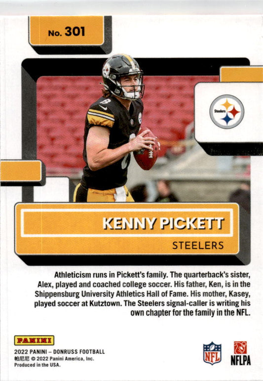 2022 Donruss Red Press Proof #301 Kenny Pickett Pittsburgh Steelers