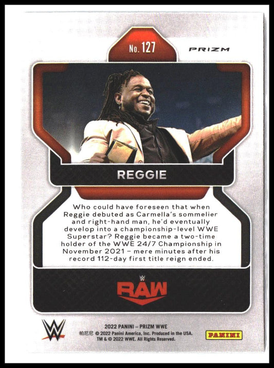Reggie #127 2022 Panini Prizm WWE Green