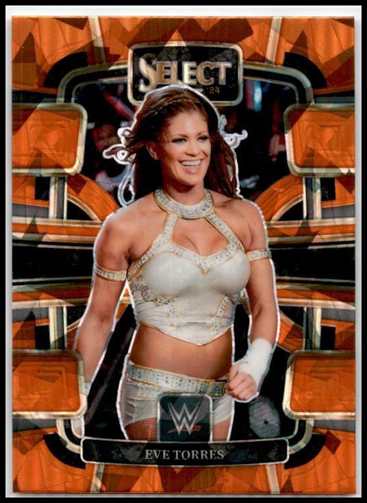 2024 Panini Select WWE Orange Ice Prizms #21 Eve Torres