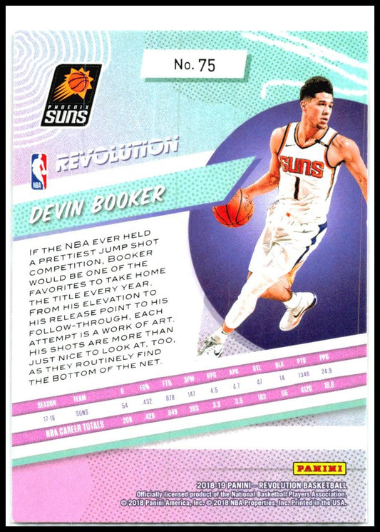 2018-19 Panini Revolution #75 Devin Booker Phoenix Suns