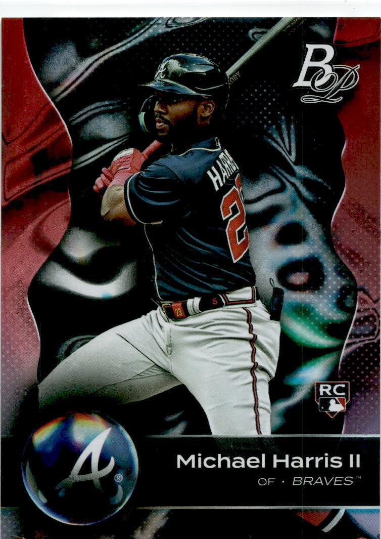 2023 Bowman Platinum #92 Michael Harris II Rookie Atlanta Braves