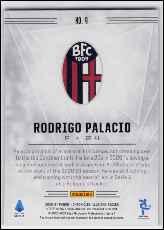 2020-21 Panini Chronicles - Illusions Serie A #9 Rodrigo Palacio