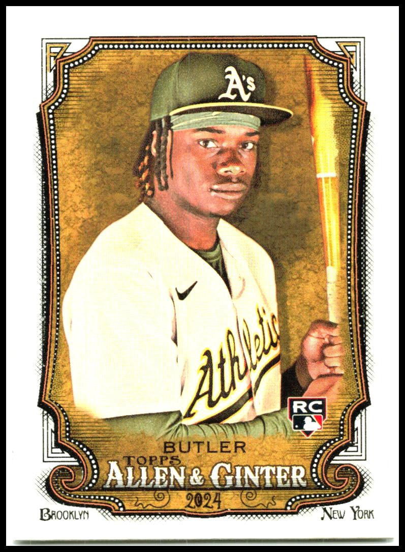 2024 Topps Allen & Ginter #57 Lawrence Butler Rookie Oakland Athletics