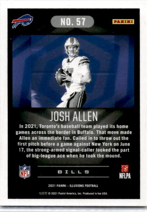 2021 Panini Illusions #57 Josh Allen Buffalo Bills