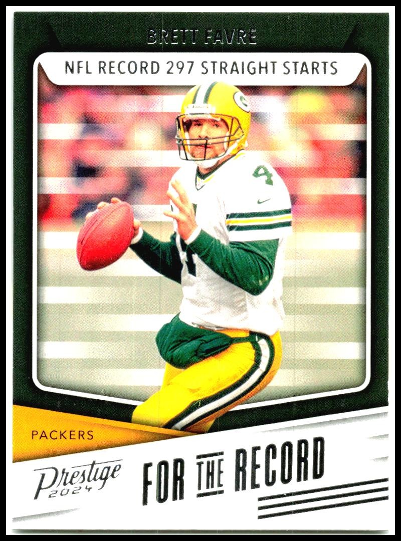 2024 Panini Prestige For the Record #FR-BF Brett Favre Green Bay Packers