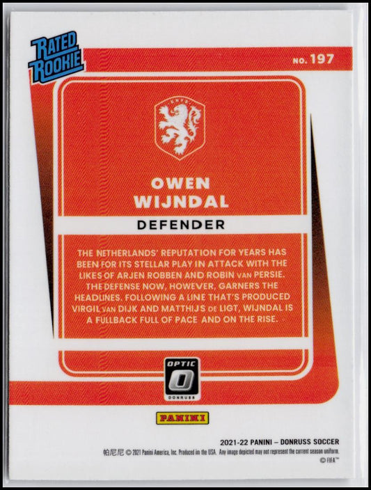 2021-22 Donruss #197 Owen Wijndal Optic