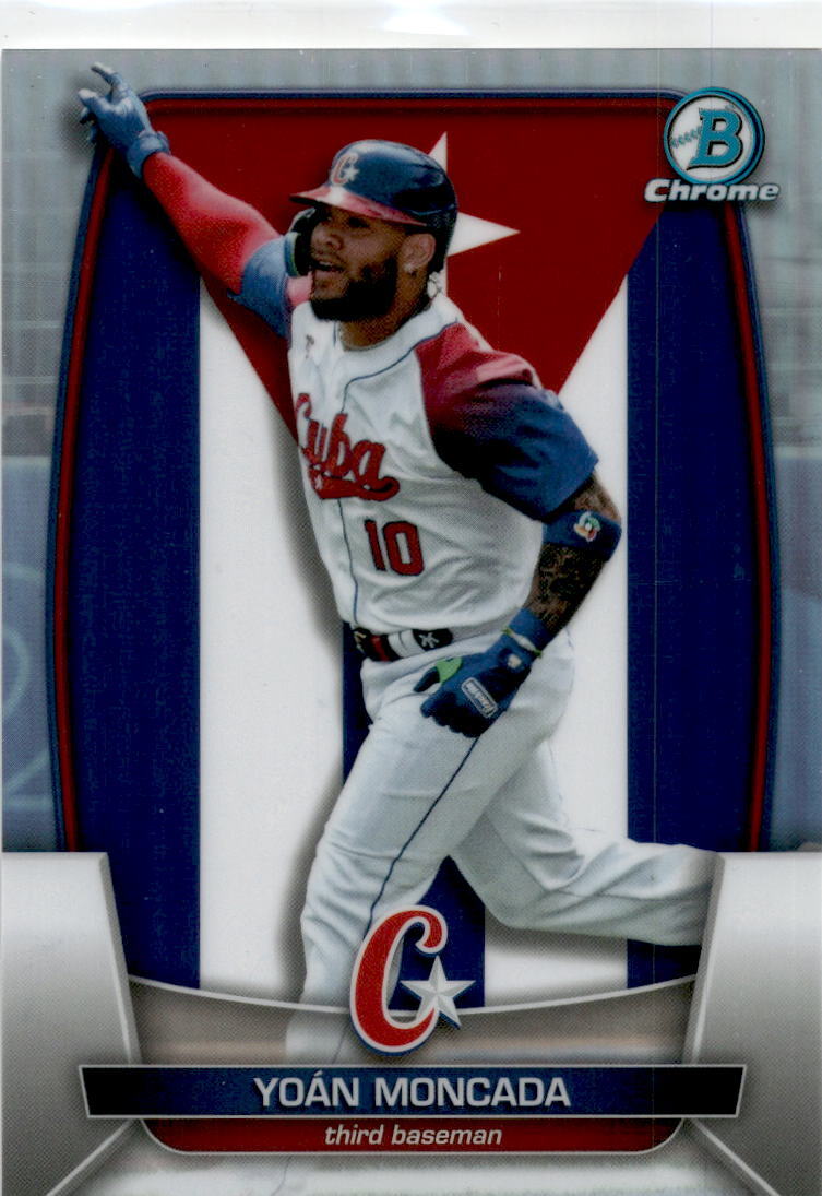 2023 Bowman Chrome #WBC-16 Yoan Moncada 268/499 Chicago White Sox.