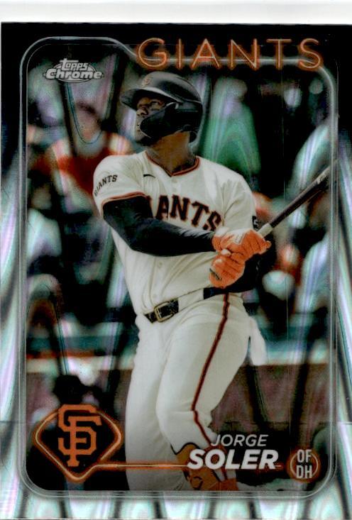2024 Topps Chrome Raywave Refractors #223 Jorge Soler San Francisco Giants