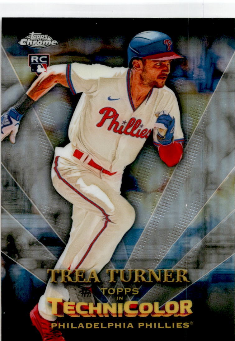 2023  Topps Chrome # Technicolor TT-10 Trea Turner Philadelphia Phillies