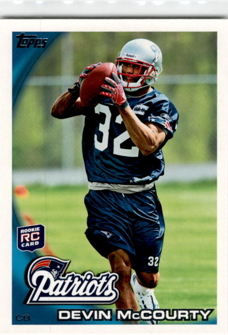 2010 Topps #295 Devin McCourty Rookie New England Patriots