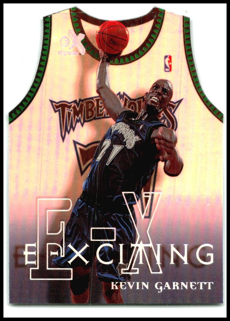 1999-00 E-X E-Xciting #4XCT Kevin Garnett Minnesota Timberwolves