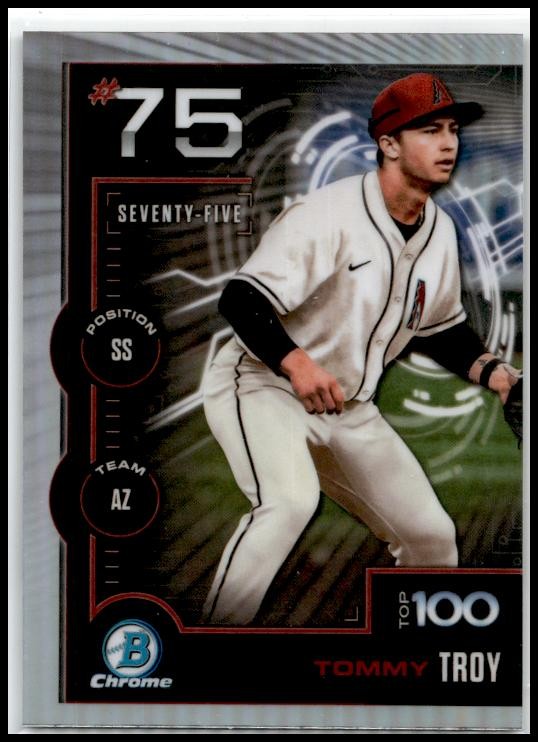 2025 Bowman Scouts' Top 100 #BTP-75 Tommy Troy