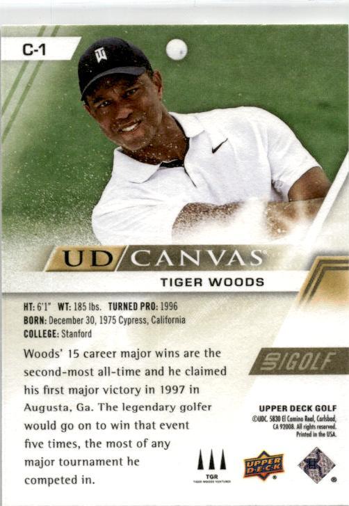 2024 Upper Deck UD Canvas #C-1 Tiger Woods