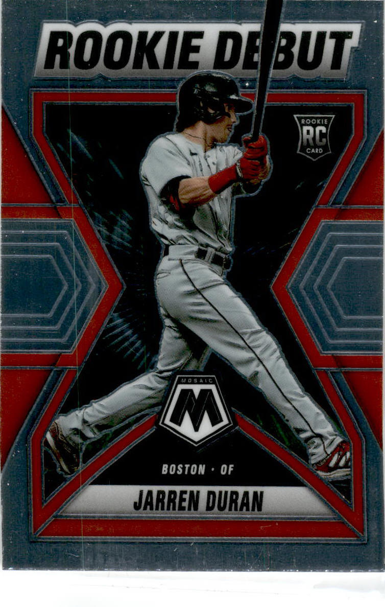 2022 Panini Mosaic Rookie Debut #RD-1 Jarren Duran Boston Red Sox