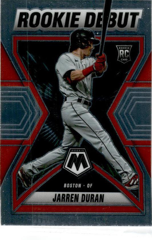 2022 Panini Mosaic Rookie Debut #RD-1 Jarren Duran Boston Red Sox
