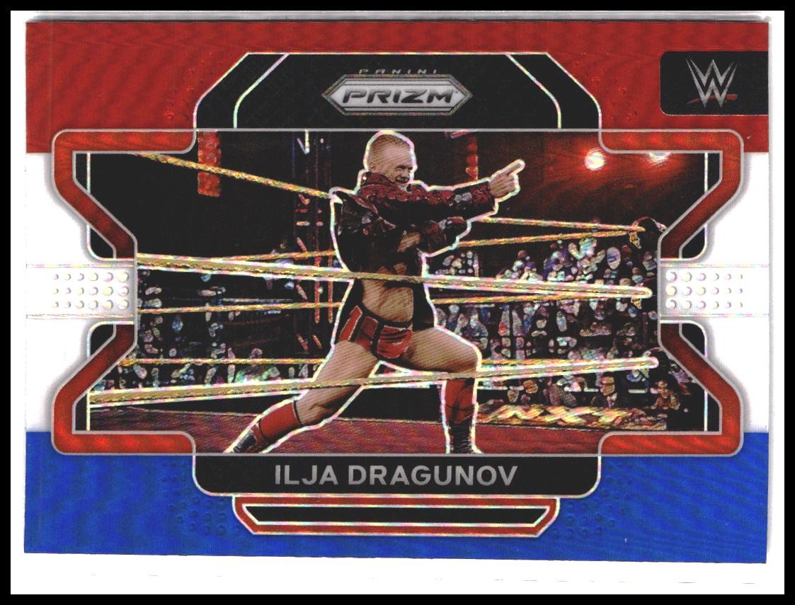 Ilja Dragunov #53 2022 Panini Prizm WWE Red, White and Blue