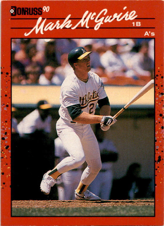 1990 Donruss #185a Mark McGwire Oakland Athletics