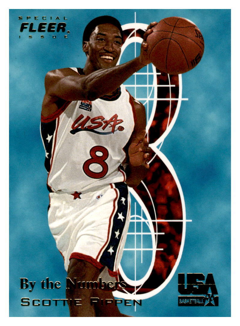 1996 Fleer USA #17 Scottie Pippen
