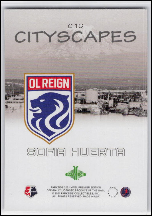 2021 Parkside NWSL Premier Edition #C10 Sofia Huerta Cityscapes