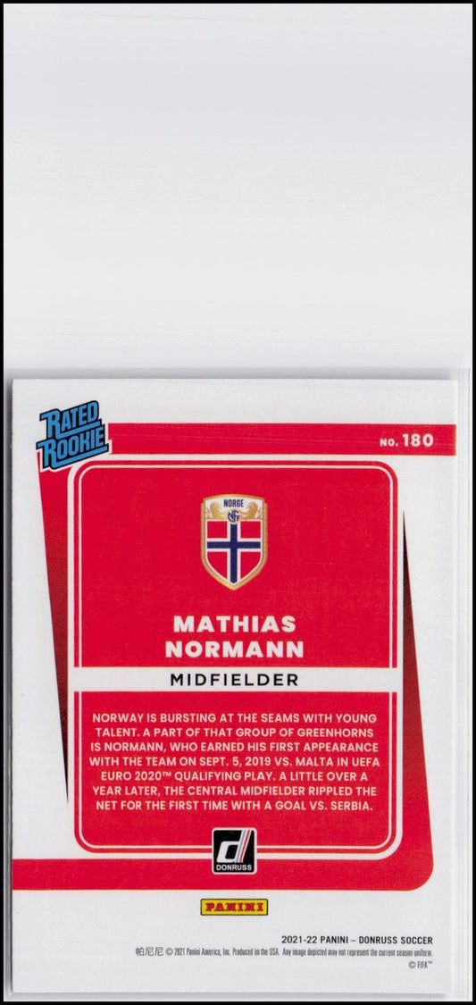 2021-22 Donruss #180 Mathias Normann
