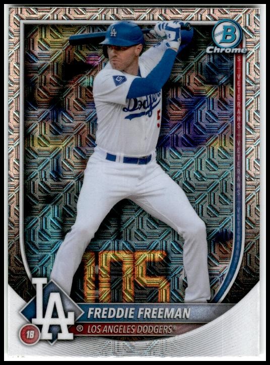 2025 Bowman Chrome Mojo #5 Freddie Freeman Dodgers