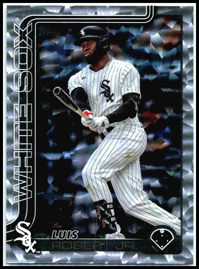 2025 Topps Silver Crackle Foilboard #189 Luis Robert Jr. Chicago White Sox