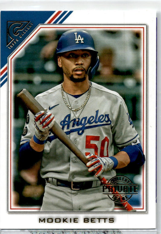 2022 Topps Gallery Printer Proof #105 Mookie Betts Los Angeles Dodgers