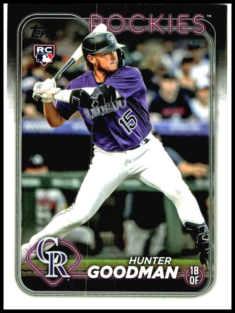 2024 Topps #432 Hunter Goodman Rookie Colorado Rockies